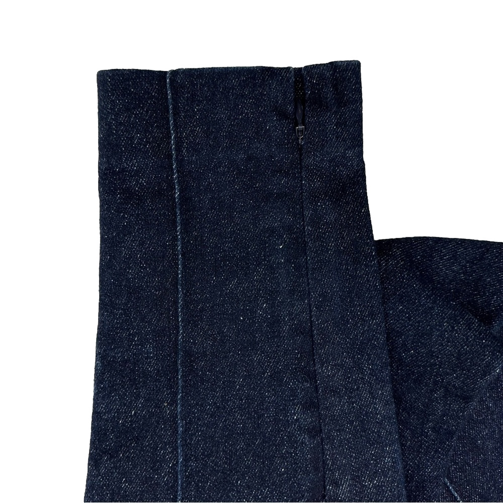 Theory Leggings Women's Size 2 Dark Denim Nep High Waisted Skinny Seamed - Picture 5 of 13